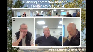 Planning committee meeting Tuesday 14th May 2024