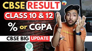 CBSE Class 10 & 12 Result Date 2024 😱 % or CGPA ? CBSE BIG UPDATE 😱 Board Exam 2024