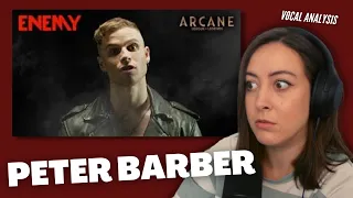 PETER BARBER Enemy | Vocal Coach Reacts (& Analysis) | Jennifer Glatzhofer