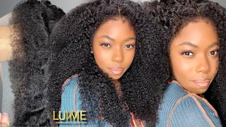 AFRO INSPIRED WIG WITH 4C KINKY EDGES AND A UNDETECTABLE REALISTIC LACE | 100% GLUELESS | LUVME HAIR