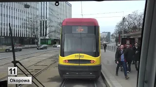 Tramwaje Warszawa 2023 Linia 11