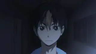 nishinoya with his hair down