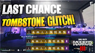 *LAST* CHANCE HOW TO SET UP Tombstone Glitch AFTER PATCH! (MW3 ZOMBIE GLITCH) (FULL WALK-THROUGH)