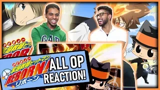 KATEKYO HITMAN REBORN ALL OPENINGS 1-8 BLIND REACTION! Anime Reaction #12