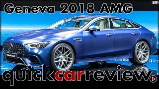 Geneva 2018 - Mercedes AMG GT 4-Door Coupe and Mercedes C-Class plus AMG G63 | Motor Show | English
