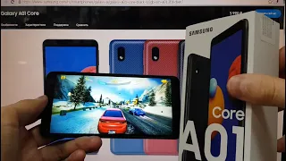 Обзор Samsung A01 Core (A013) Распаковка, Тесты, Примеры фото и видео Сравнение День-Ночь OTG тест