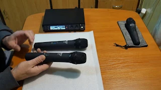 Microphone Prodipe M850 DSP DUO UHF -  unboxing