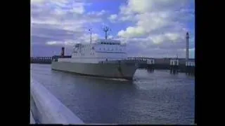 Oostende 1989 - Ferry from Immingham - Cobelfret "Fuldatal"