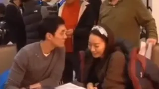 Oh My Venus bts celery kiss - So Ji Sub and Shin Min Ah