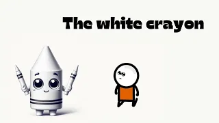 The white crayon  | Short flim animation  | Animated clips 2024  | The white colour #recommended