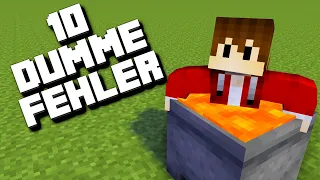 10 Dumme Fehler die jeder in Minecraft macht | LarsLP