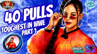 Bianca Belair Toughest in WWE Loot 40 Pulls Part 1 of 3 / WWE Champions
