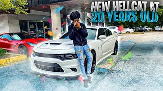 TAKING DELIVERY OF A HELLCAT AT 20 YEARS OLD!😳 | MarcReloaded