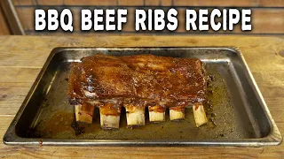 Beef Ribs with Texas BBQ Sauce  | Cooking With Fire