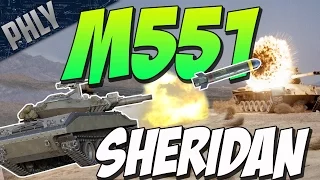 WAR THUNDER 1.59 - MISSILE TANK M551 SHERIDAN (War Thunder 1.59 Gameplay)