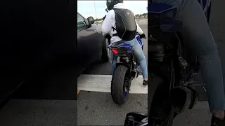 Truck Driver Tests Bikers' Patience