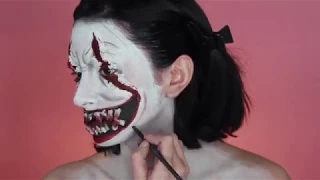 Clown Halloween Makeup- Pennywise Inspired