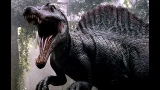 Встреча со Спинозавром.Парк юрского периода 3.Jurassic Park 3   2001.Spinosaurus.