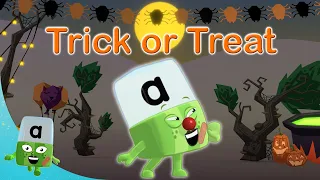 @officialalphablocks - Trick or Treat 👻 🍬 | Learn to Read | @WizzLearning