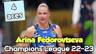 [Champions League 2022/23] [Semi-final] [Fenerbahce vs Vakifbank] [Arina Fedorovtseva]