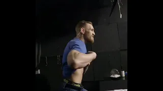 Conor McGregor Shows Abs Muscles