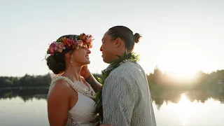 Bride Surprises Groom With Traditional Hula Dance // Sandpoint, Idaho // Cinematic Wedding Film