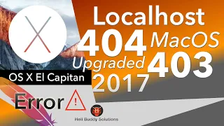 Localhost Error 404 & 403 After Upgraded Mac Yosemite El Capitan