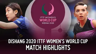 Chen Meng vs Bernadette Szocs | 2020 ITTF Women's World Cup Highlights (R16)