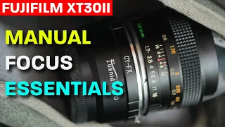 Fujifilm XT30 II  5 Essential Camera Settings for Manual Focus Lenses