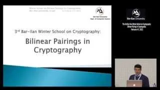 3rd BIU Winter School on Cryptography: Opening Remarks - Yehuda Lindell