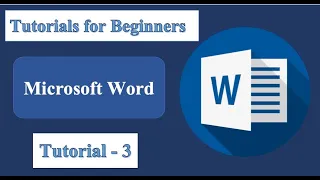 Microsoft Word - Beginners Level Tutorial 3