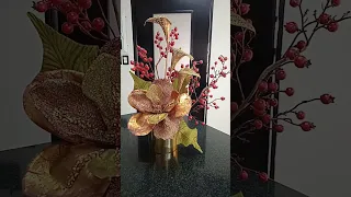 Hermoso Arreglo Floral Navideño para tu Baño 🎄🌲☃️Manualidades DIY