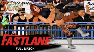 FULL MATCH - Becky Lynch & Naomi vs. Natalya & Carmella: WWE Fastlane 2018 | Wrestling Revolution