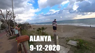 🇹🇷 ALANYA 9 декабря Идем в центр из Оба Алания Турция Часть 1