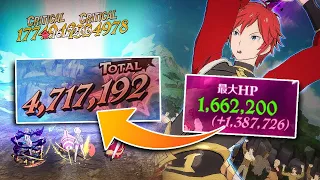 UNLEASHED TRUE POWER!! 1.6 MILLION HP REINHARD DESTROYS PVP ARENA WITH ONE SWIPE! [7Ds: Grand Cross]