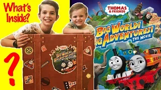 THOMAS BIG WORLD BIG ADVENTURES MYSTERY MOVIE BOX SET! WHAT'S INSIDE??? SURPRISE UNBOXING!