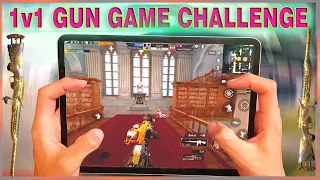 He Challenged Me 1v1 library Match | 4 Fingers Claw + Gyro | Pubg Mobile Gameplay 🔥