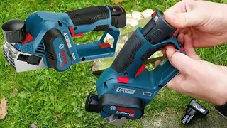 Bosch GHO 12 V-20 Cordless Planer Unboxing and test