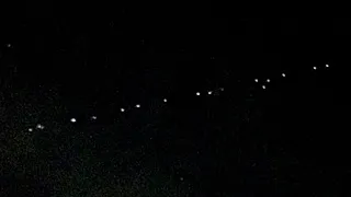 Starlink Satellites seen in the Night Sky | August 9 2023 Florida