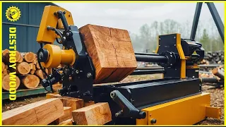 The craziest homemade firewood splitting machines in the world on another level 🪓 28