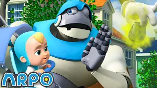 Baby Daniel STINKS - Smelly Situation | ARPO The Robot | Songs and Cartoons | Best Videos for Babies