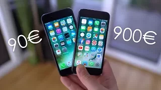 90€ iPhone vs. 900€ iPhone: Wie gut sind Fakes? - felixba