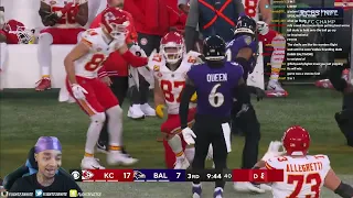 FlightReacts To Kansas City Chiefs vs. Baltimore Ravens Game Highlights | 2023 AFC Championship!