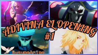 Adivina el opening de anime #1 | 50 openings | SuzumeAnime