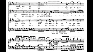 Lobe den Herrn, meine Seele (BWV 69 - J.S. Bach) Score Animation