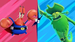 Nickelodeon All-Star Brawl 2 - Mr. Krabs' Interaction W/ King Jellyfish & Flying Dutchman
