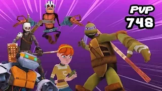 TMNT Legends PVP 748 (Donatello, Casey Jones, April O'Neil, Metalhead, Dr. Rockwell)