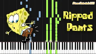 The Fool Who Ripped His Pants - SpongeBob SquarePants (Piano Tutorial) [Synthesia]