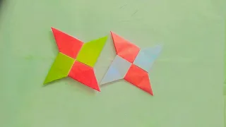 Origami Ninja Star Tutorial - Shuriken -Paper Kawaii #origami #ninja