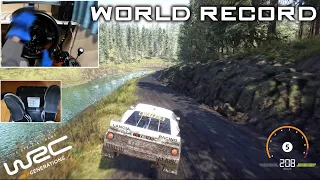 [World Record] Rally GB(Lancia 037 Group.B) | WRC Generations | T300RS + TH8A